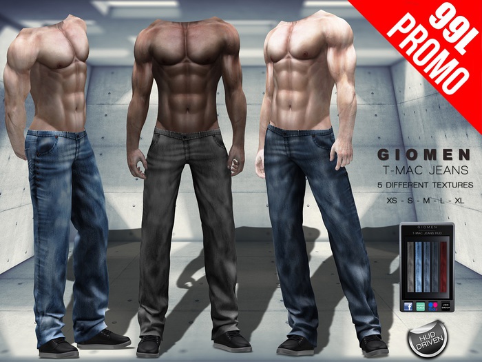 ::: PROMO ::: G I O M E N - T-MAC JEANS [FAT PACK]