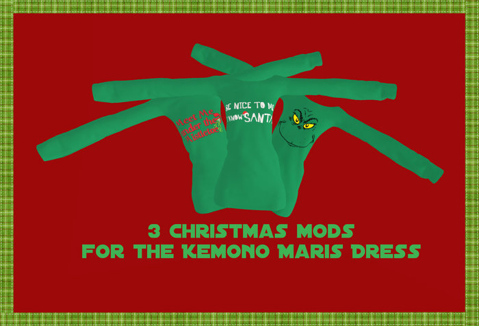 [GD] Christmas Maris Kemono Dress Mod Set (Boxed)