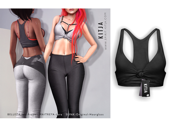 KITJA - Julia Top BLACK