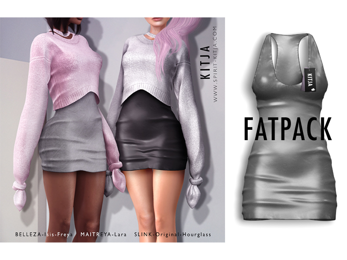 KITJA - Aurelia Leather Dress FATPACK HUD [+]