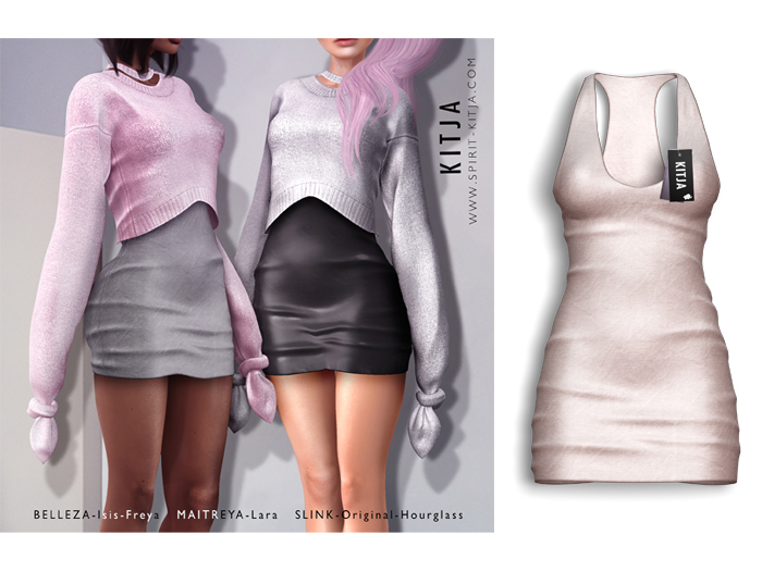 KITJA - Aurelia Dress PEACH