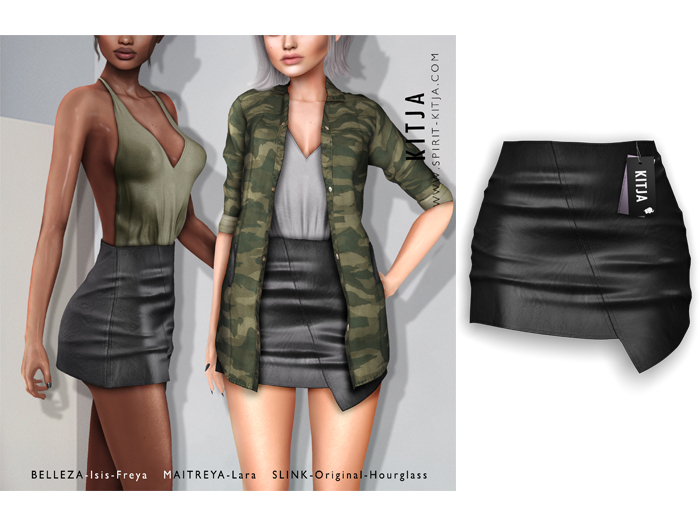 KITJA - Kassia Skirt BLACK