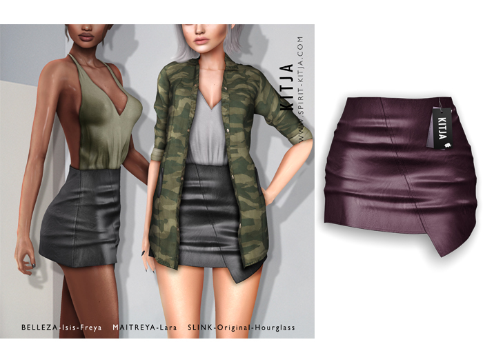KITJA - Kassia Skirt VINOUS
