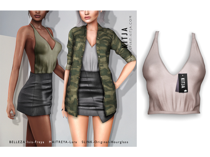 KITJA - Kassia Top BEIGE