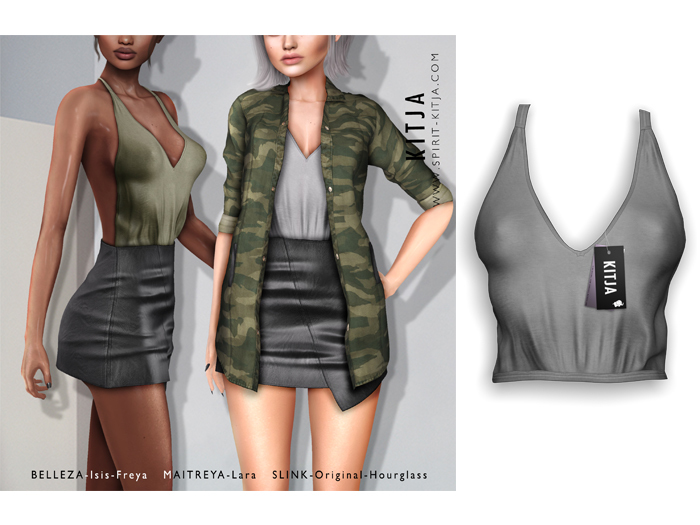 KITJA - Kassia Top GREY