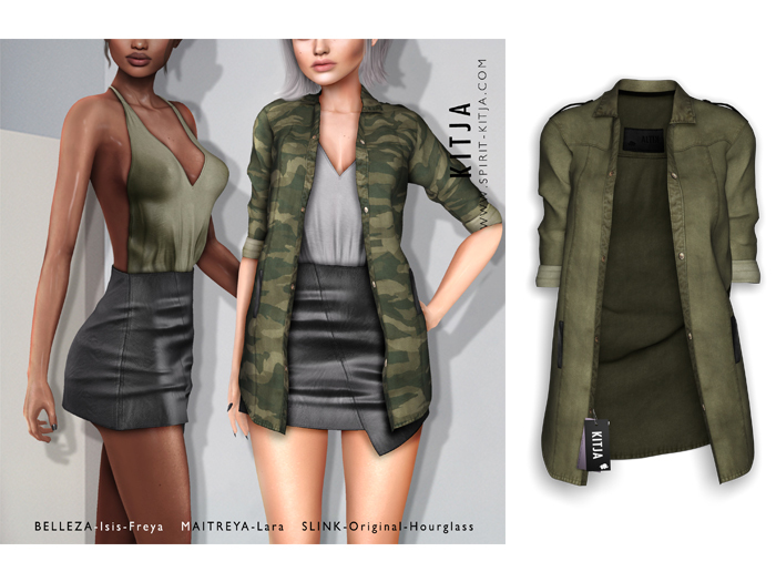 KITJA - Kassia Shirt KHAKI