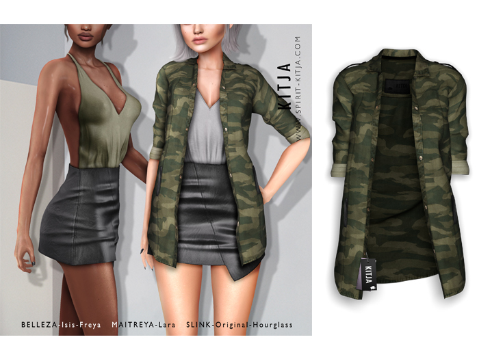 KITJA - Kassia Shirt CAMO