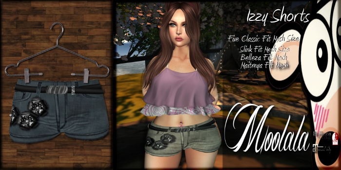 ~*Moolala*~ Izzy Shorts - Dk Blue