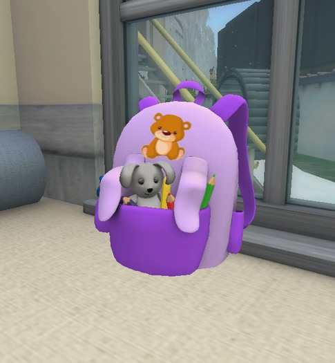 *~Cute Baby .~* Backpack Light Purple