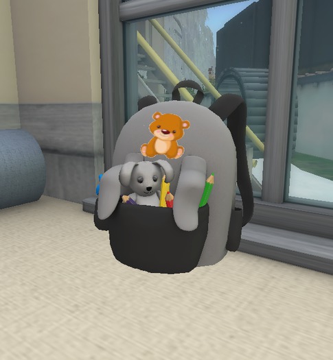 *~Cute Baby .~* Backpack Black