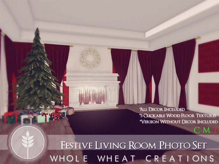 WHOLE.WHEAT -  Festive Living Room Photo Set BOXED