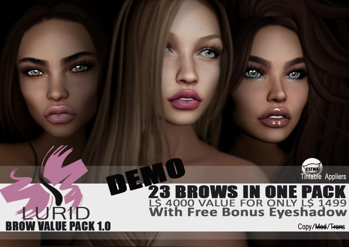 DEMO Lurid Brows Value Pack 1.0 