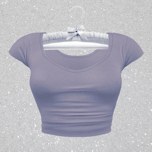 .:WinTeRwooD Designs:.Crop Top-Pale Blue