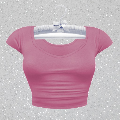.:WinTeRwooD Designs:.Crop Top-Pale Pink