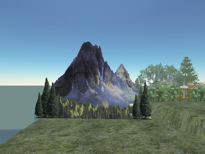 InkWelle Mountain Screen