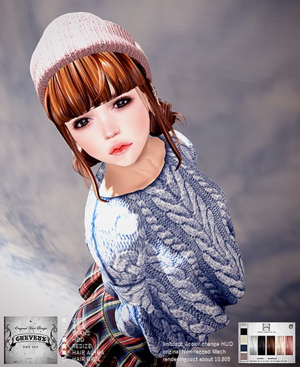 .:CHEVEUX:.M098 Hair FATPACK
