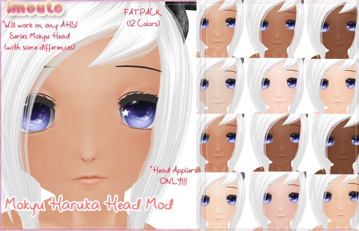 .Imouto. Haruka Head Skin Mod (FATPACK)