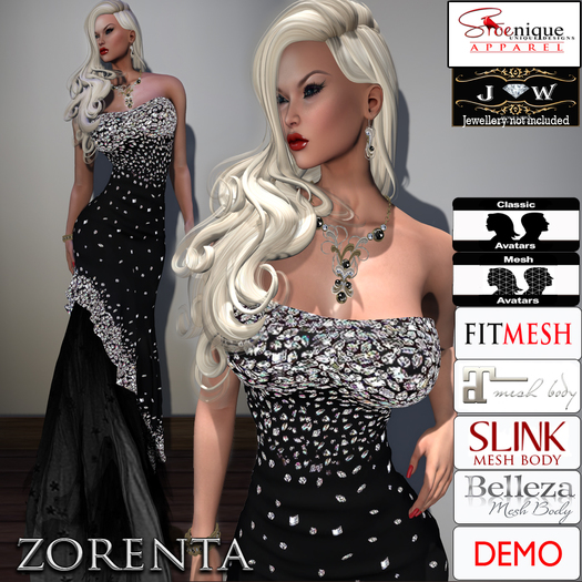 **SD** Zorenta Black Gown BSM