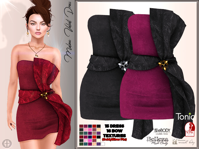 [hh] Melina Velvet Party Dress