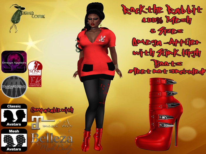 EC Rock The Rabbit Red N Black 2.0