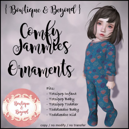 { Bowtique & Beyond } Comfy Jammies / Ornaments [BOXED]