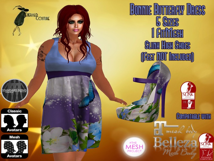EC Bonnie Butterfly Dress