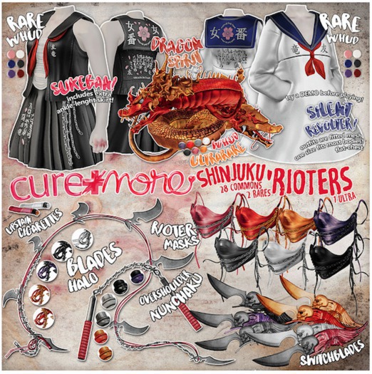 CUREMORE / Shinjuku Rioters / Rioter Mask / PINK