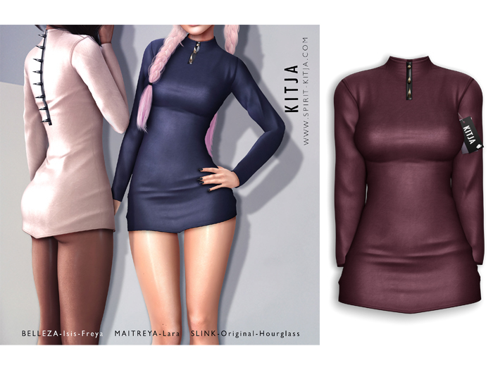 KITJA - Leona Dress VINOUS