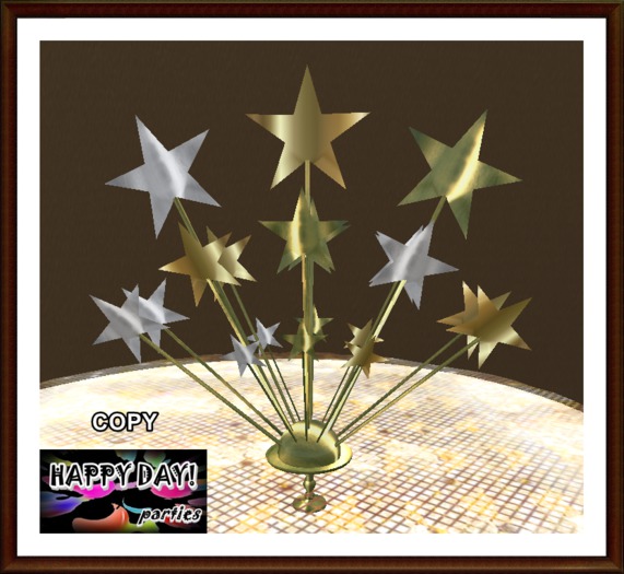New Year - Star Topper Centerpiece