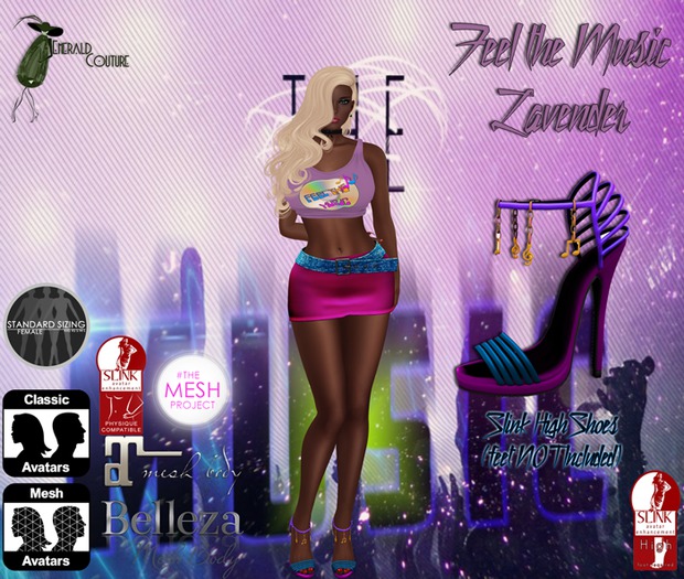 EC Feel the Music Lavender