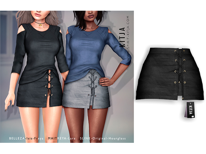 KITJA - Roxie Skirt BLACK