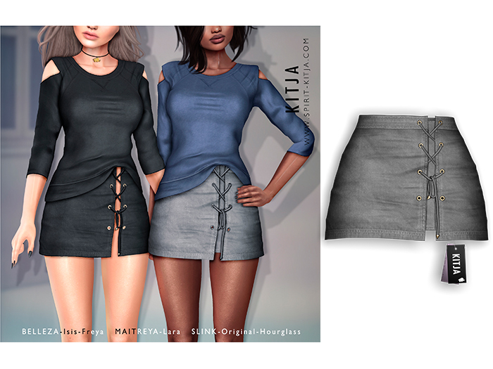 KITJA - Roxie Skirt GREY