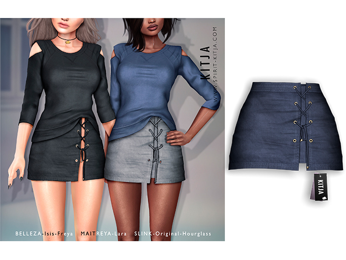 KITJA - Roxie Skirt NAVY