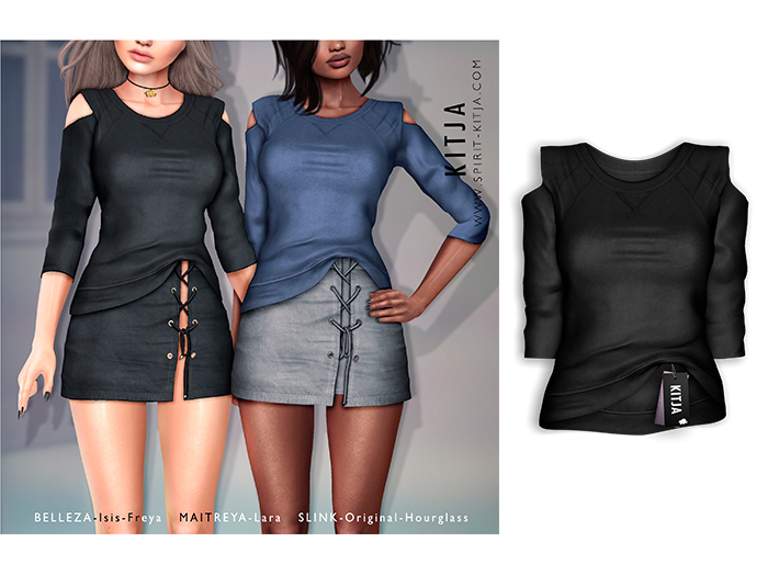 KITJA - Roxie Sweatshirt BLACK