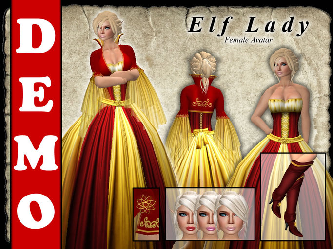 DEMO * Elf Lady* Female Avatar