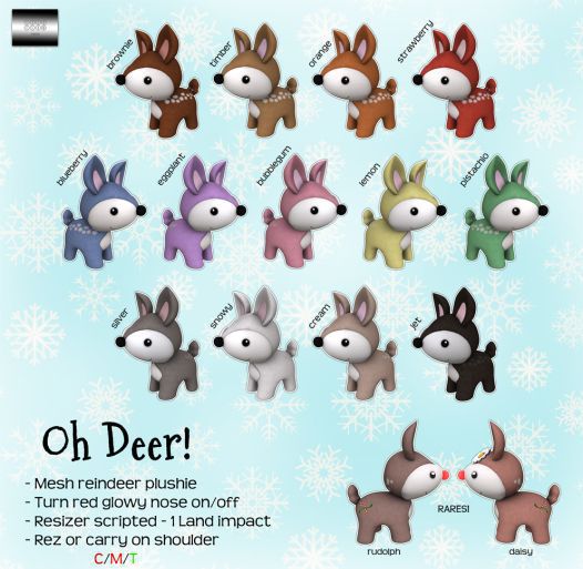 even.flow - Oh Deer 'eggplant'