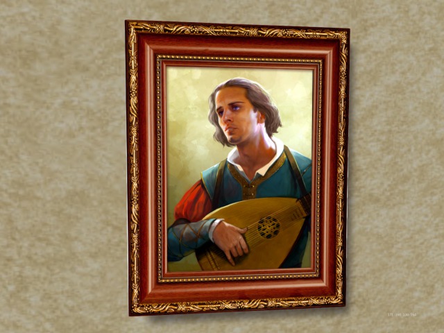 The Handsome Bard - PAINTING