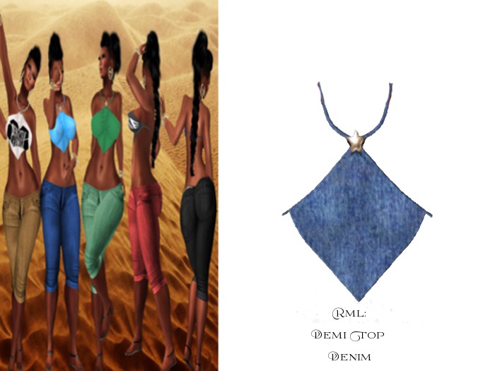 RML DEMI TOP:DENIM
