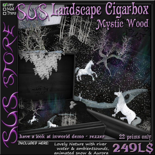 SUS Landscape Cigarbox Mystic Wood
