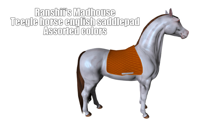 *RMH* Assorted colors teegle saddlepads