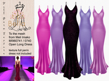 BELLA texture full perm - to MI960741 & MI960740 - Open Long Dress violets