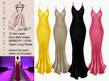 BELLA texture full perm - to MI960741 & MI960740 - Open Long Dress red yellow