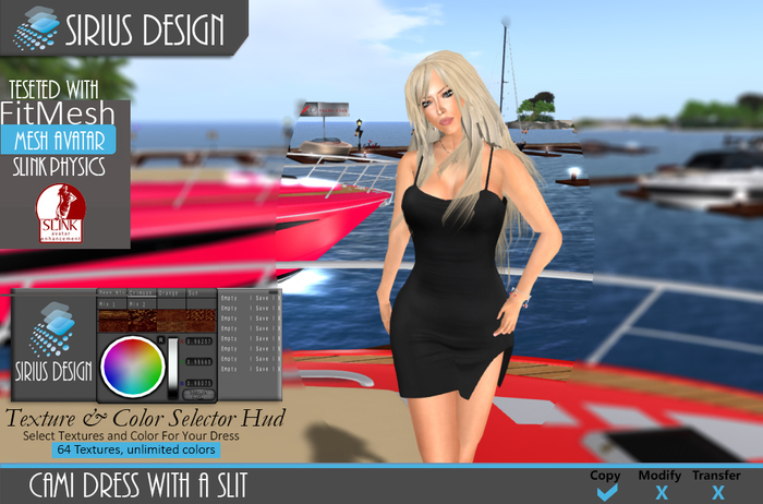 Sirius Design Cami Dress-Slink PHYSICS Boxed