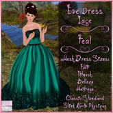 Eve Dress Lace Teal