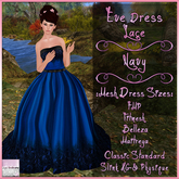 Eve Dress Lace Navy