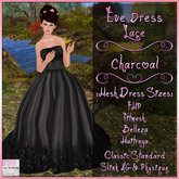 Eve Dress Lace Charcoal