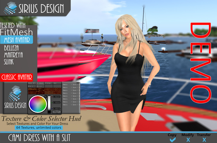 Sirius Design Cami Dress All DEMOS ===DEMO===