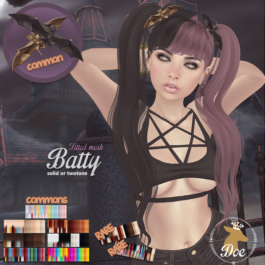 Doe: Batty (solid) - Candy RARE