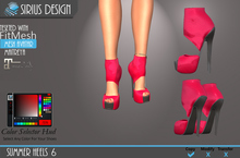 Sirius Design Summer Heels 6 Maitreya With Color Hud Boxed