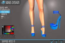 Sirius Design Summer Heels 8 Maitreya With Color Hud Boxed